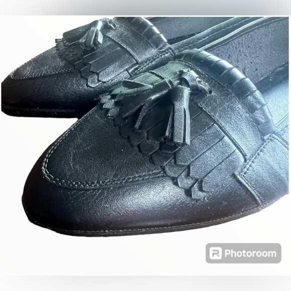 Sigi LC Tassel Fringe Oval Pointed Women’s Loafers Sz10M Slip Ons Flats Vintage - Picture 5 of 16